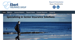Desktop Screenshot of ebertinsurancegroup.com